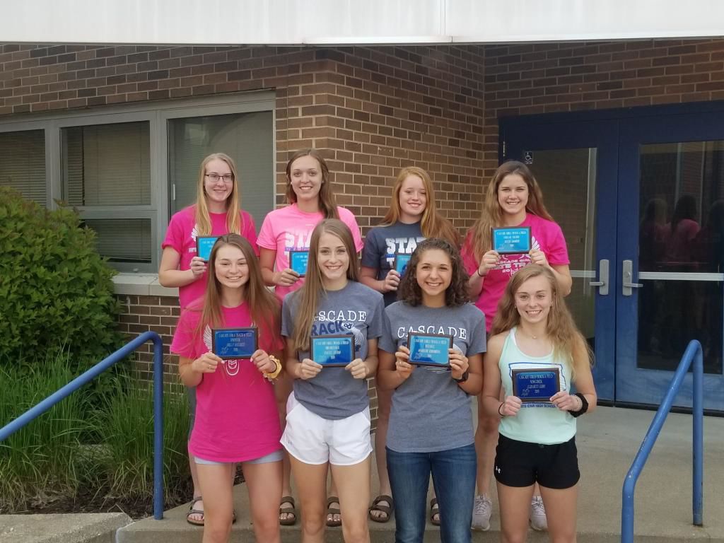 Cascade girls earn track awards
